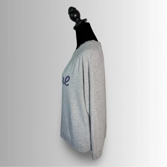 Grayson Threads Gray Crewneck Sweatshirt, Grateful, Size XL - Picture 8 of 11